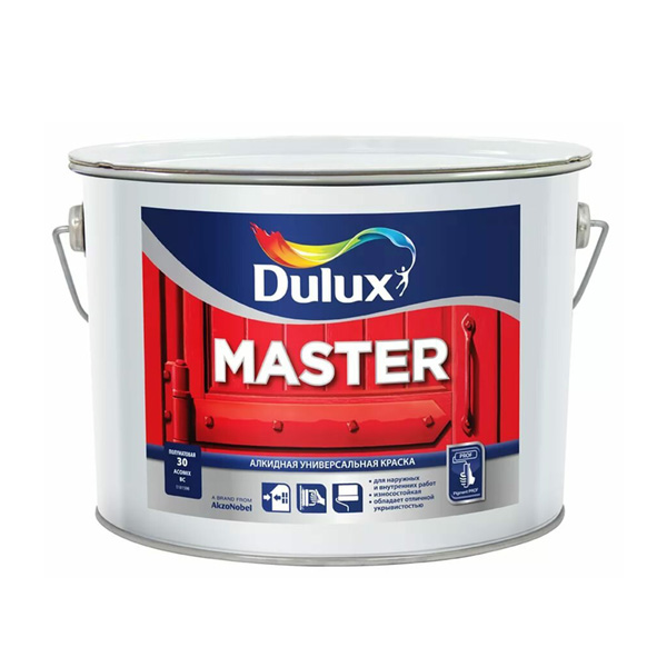 Краска DULUX  MASTER 30 п/мат. BW 10л***