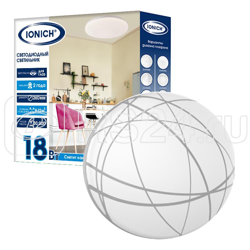 Светильник св/д "IONICH" 18Вт 260 x 55мм 4000К 1708/470