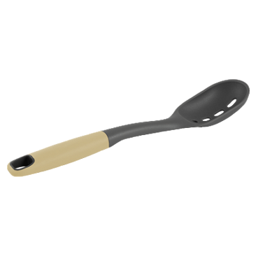 Ложка пласт. Virtuoso поварская с отверстиями сливочный крем GR1088СЛ