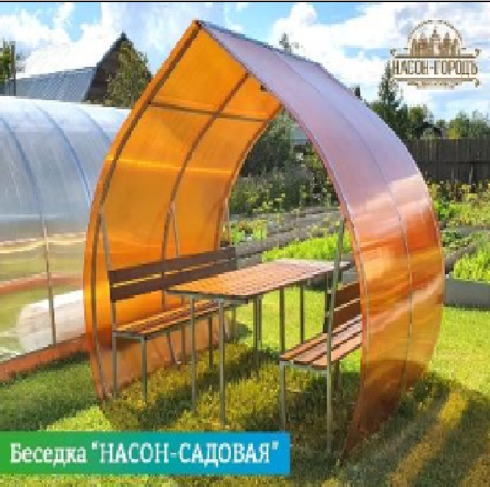 Каркас беседки Садовая оцинк. труба 25х25мм