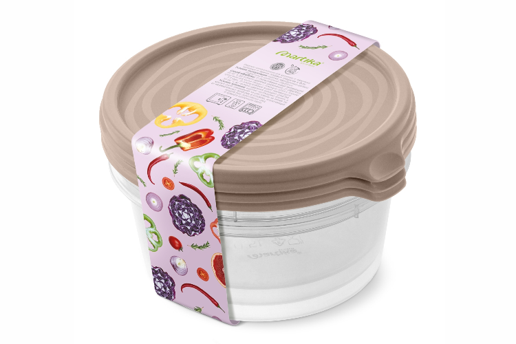 Набор контейнеров пласт. Сальваре 3шт 1л мокко С238МОКК - С238МОКК - купить в АПлайн