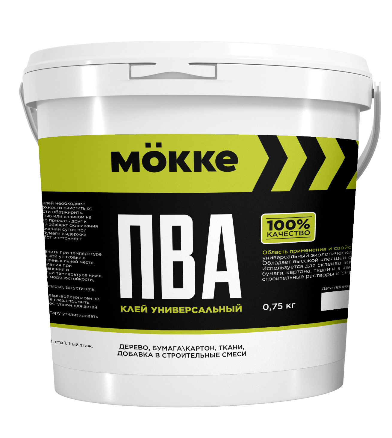 Клей ПВА MÖKKE универсальный 0,75кг7668- купить в АПлайн