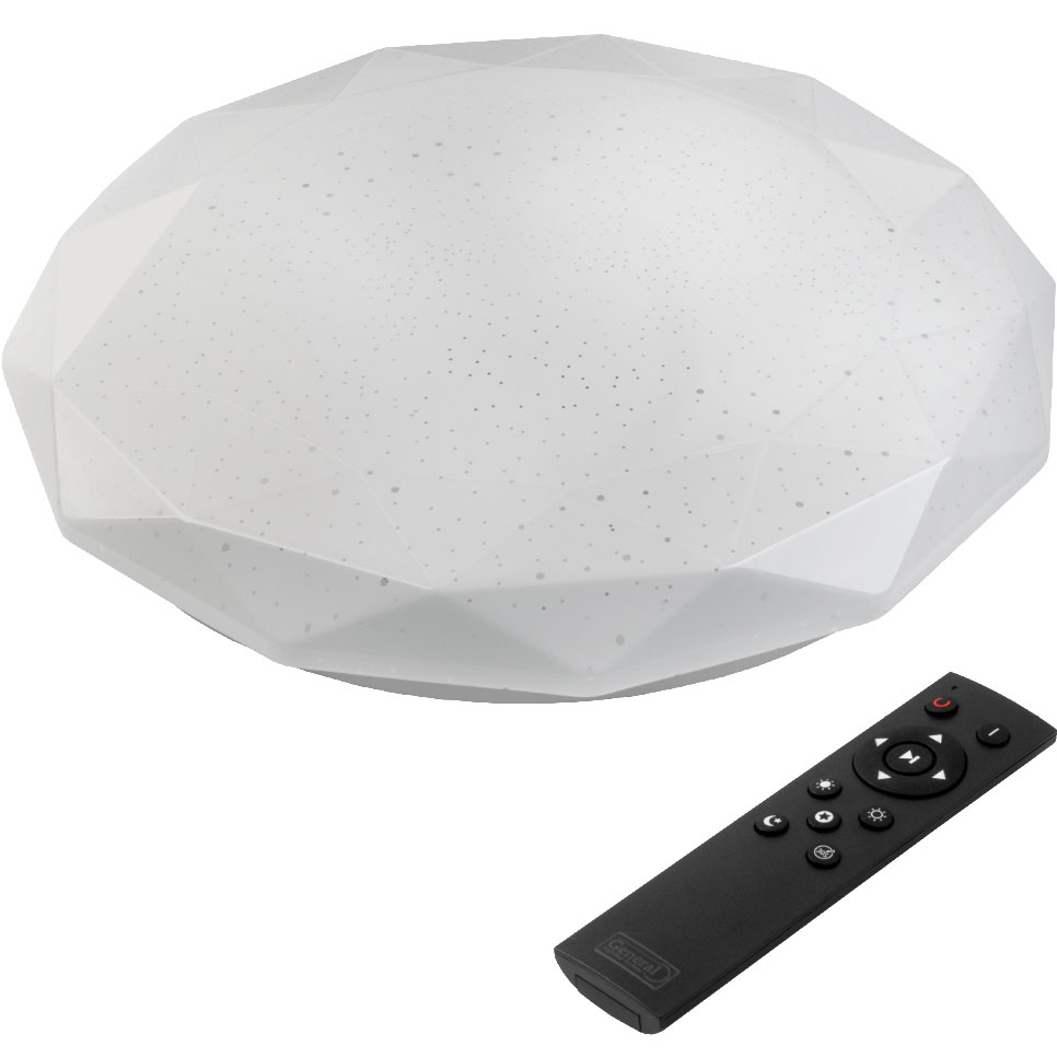 Светильник светодиод. "GENERAL" 48W(1680lm) d380мм IP20 DIAMOND арт.800302 /621/ - 800302 - купить в АПлайн