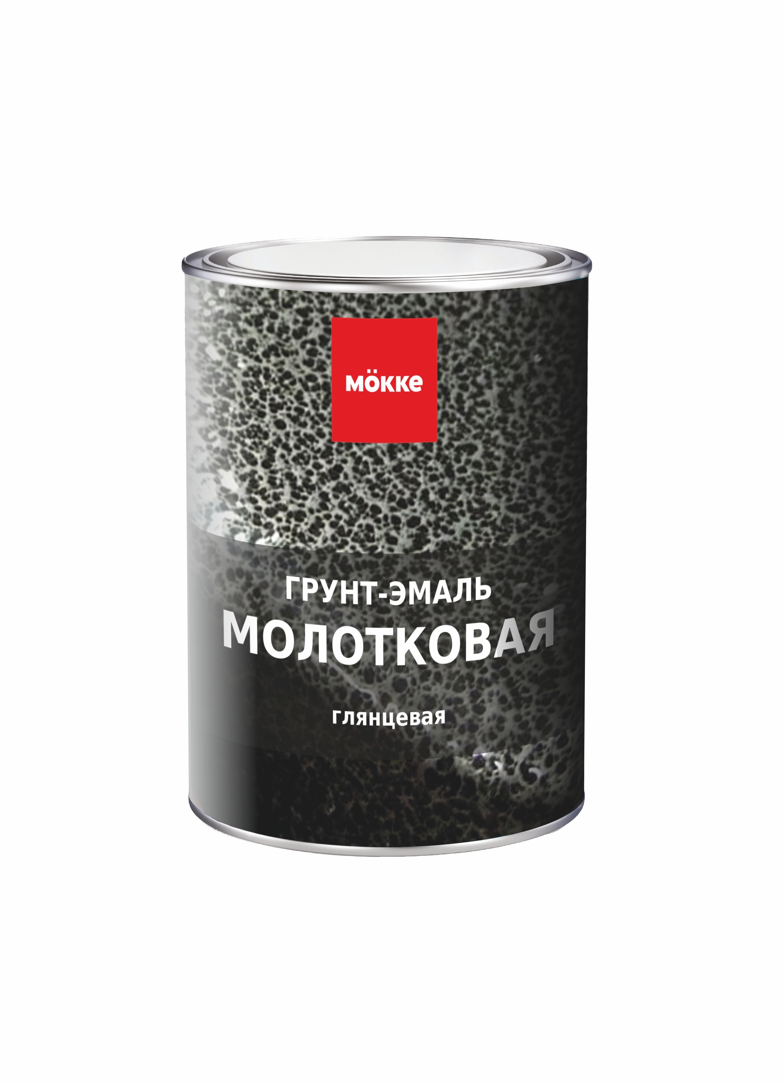 Грунт-эмаль MÖKKE молотковая черный 0,8кг05880- купить в АПлайн