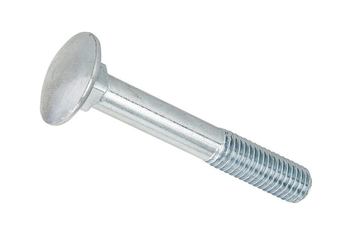 Болт М8х80 DIN 603 цинк (2шт) пакет ГОСКРЕП