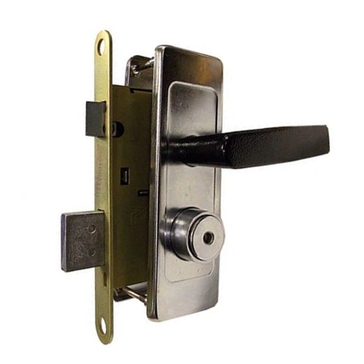 Замок врезной в сборе ЗВД-4 (ШО-25) полуавтомат л-н