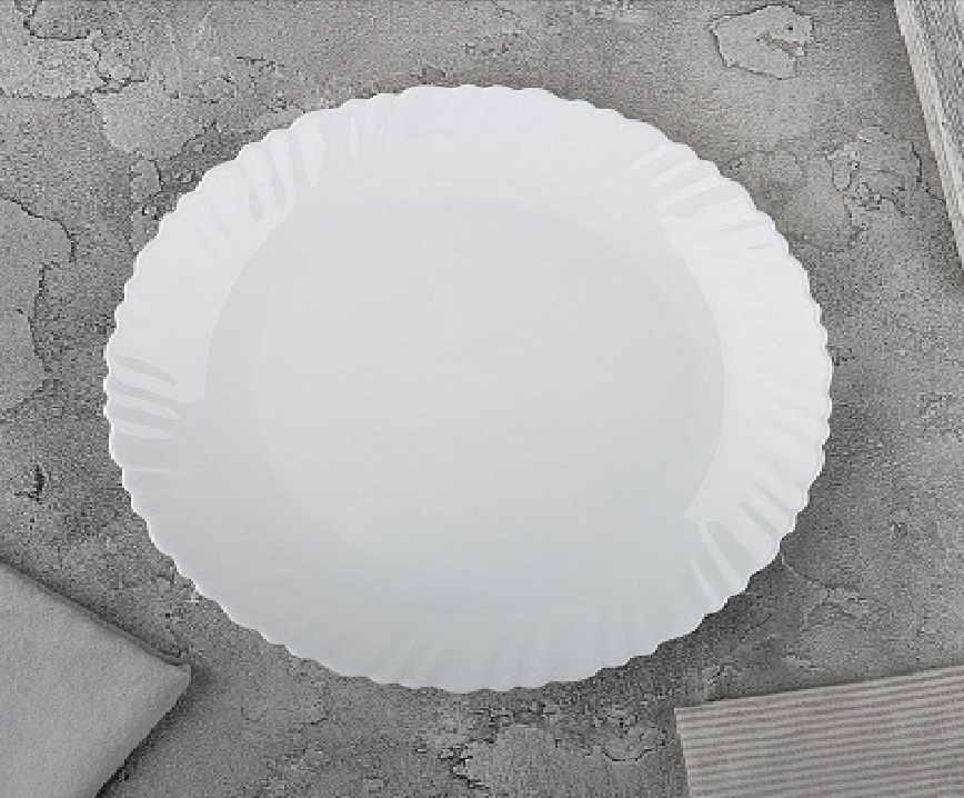 Тарелка стекл. Dolche Vita 24см столовая 107072