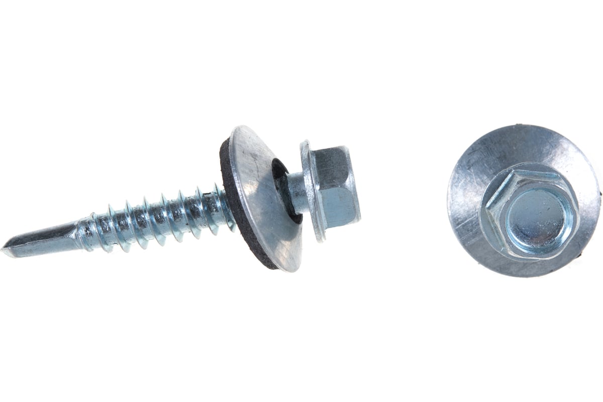 Саморез кровельный 5,5х32 цинк коробка (200шт) 431207 БК