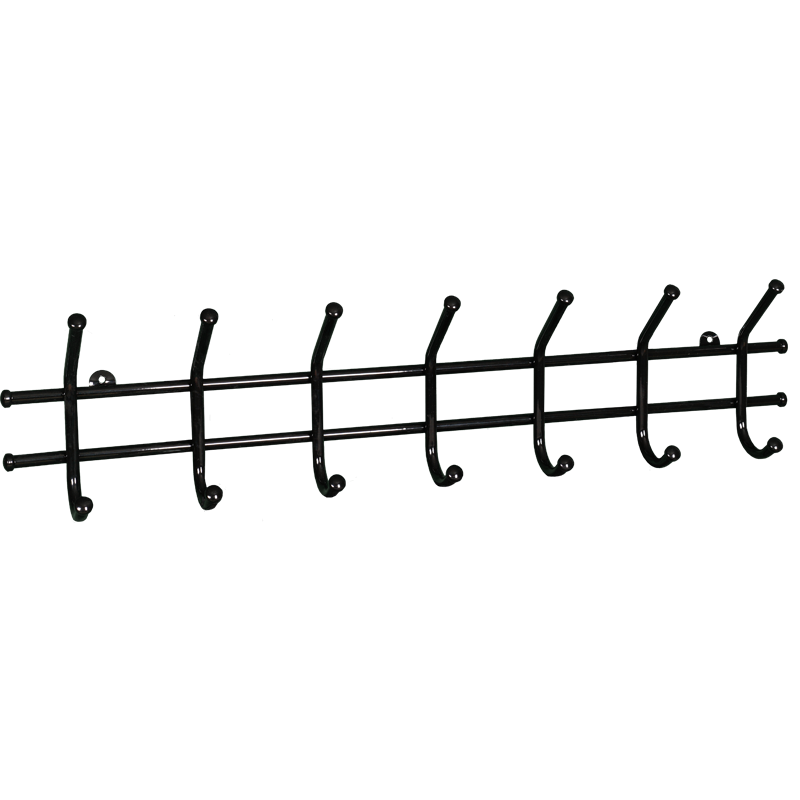 Вешалка металл. Норма 7 черная ВН 66 Ч