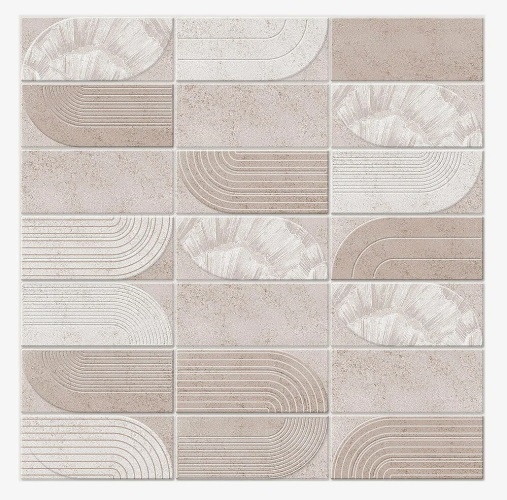 Панель декоративная ПВХ Палома беж плитка Б/К 482х482мм