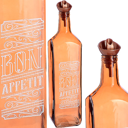 Бутылка для масла стекл. Mayer&Boch 250мл бронза 80752 