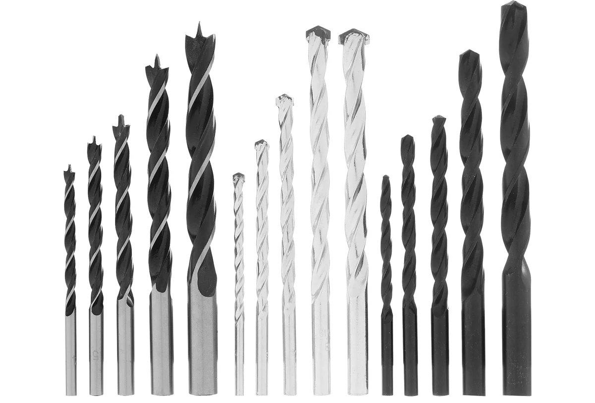 Набор сверл по бетону, металлу, дереву 4-10мм 15шт Sparta 725085