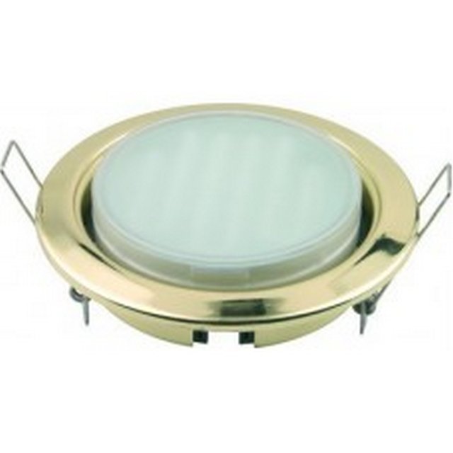 СВЕТИЛЬНИК ВСТР. GX53 "ECOLA" GX53-Н4 ЗОЛОТО 38Х106 FG53H4ECB /177/