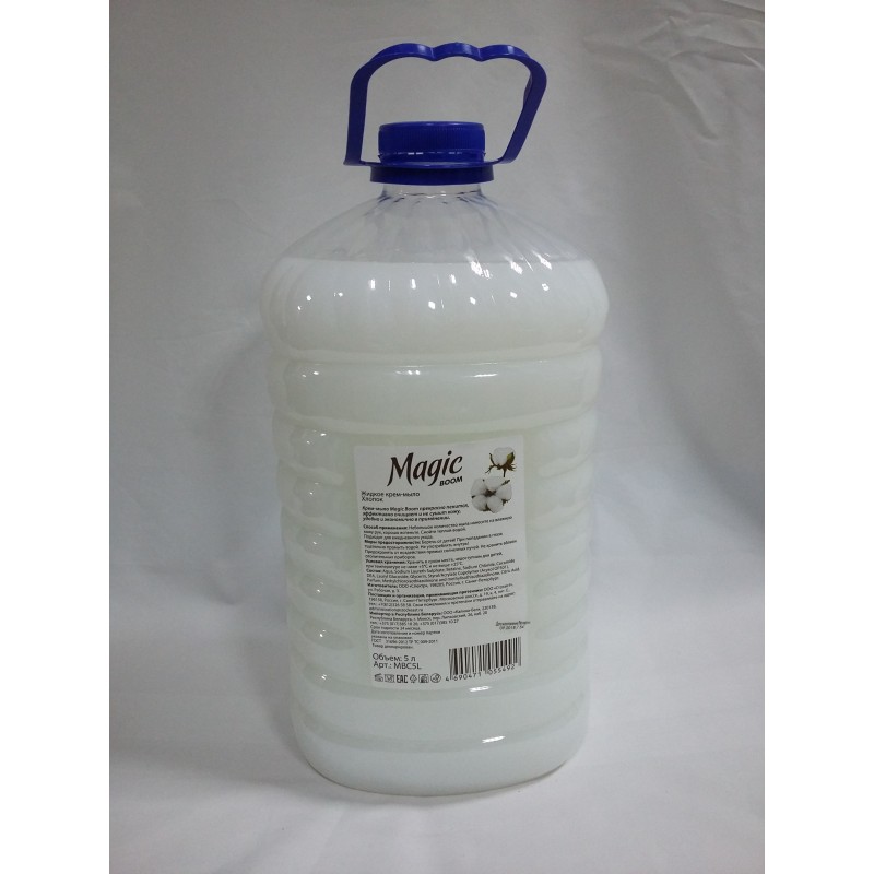 Мыло жидкое ХЛОПОК MAGIC 5л boom MBC5LMBC5L- купить в АПлайн