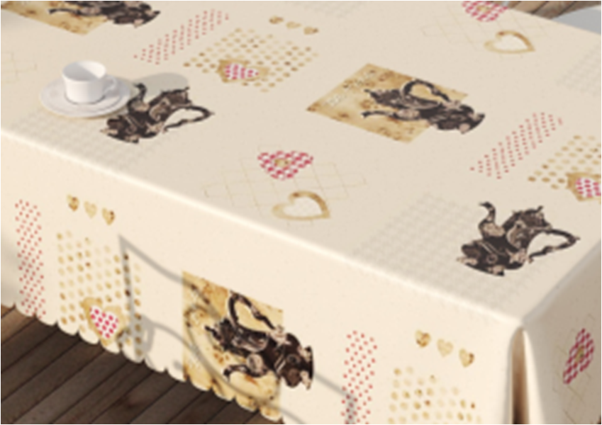 Клеенка Guvenc-Shine на нетканевой основе 1,4х20м GX 132A