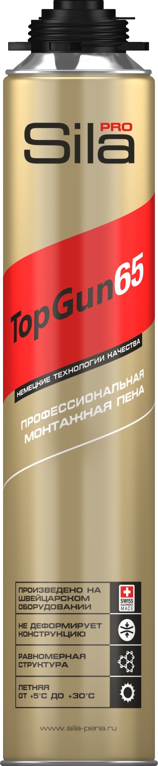 Пена монтажная SILA PRO TOPGUN 65 875мл