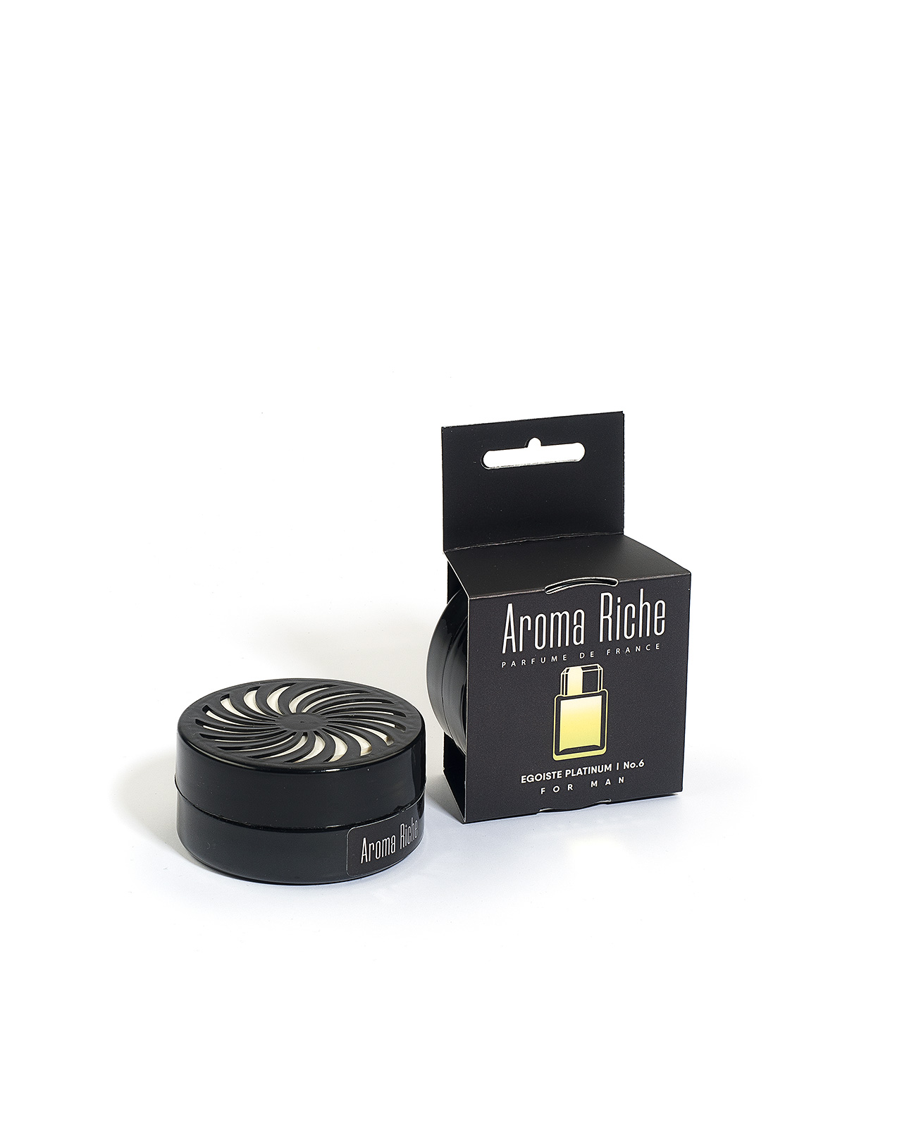 АРОМАТИЗАТОР ГЕЛЕВЫЙ AROMA RICH МУЖСКОЙ АРОМАТ EGOISTE PLATINUM №6 (CHANEL)