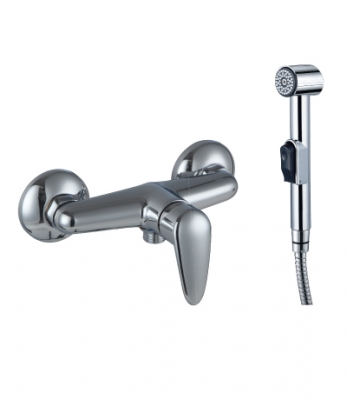 Смеситель настенный LEMARK с гигиеническим душем 25К LM3318С "ПРАМЭН"