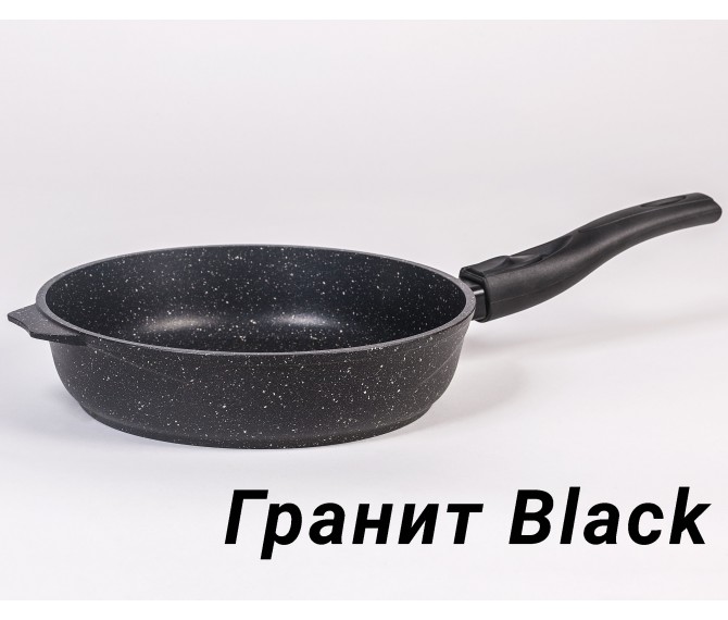 Сковорода алюм. Мечта Гранит черный 28см со съемной ручкой 028802028802- купить в АПлайн