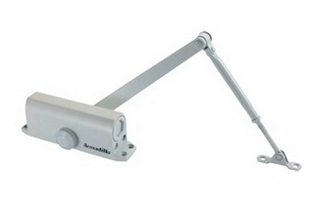 Доводчик дверной НОРА-М 4S до 120кг белый