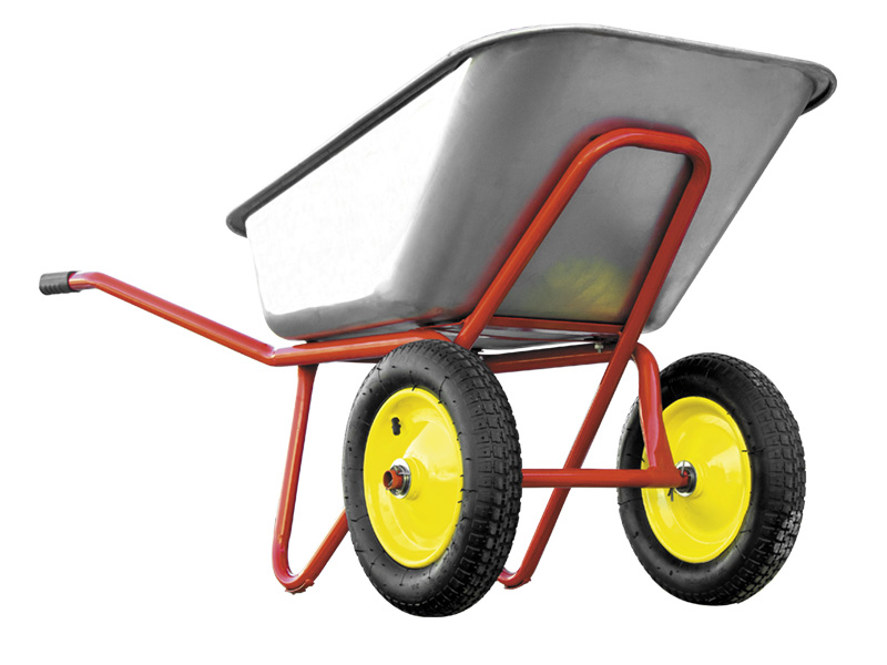 Тачка строительная 2-колесная 100-110л 240-250кг 66-9-200