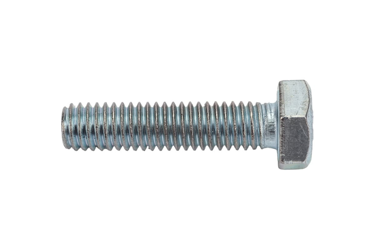 Болт  М6х25 DIN 933 цинк (9шт) пакет ГОСКРЕП