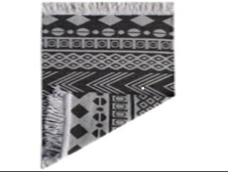 Коврик из хлопка Gracya 60х110 сер. S2261 