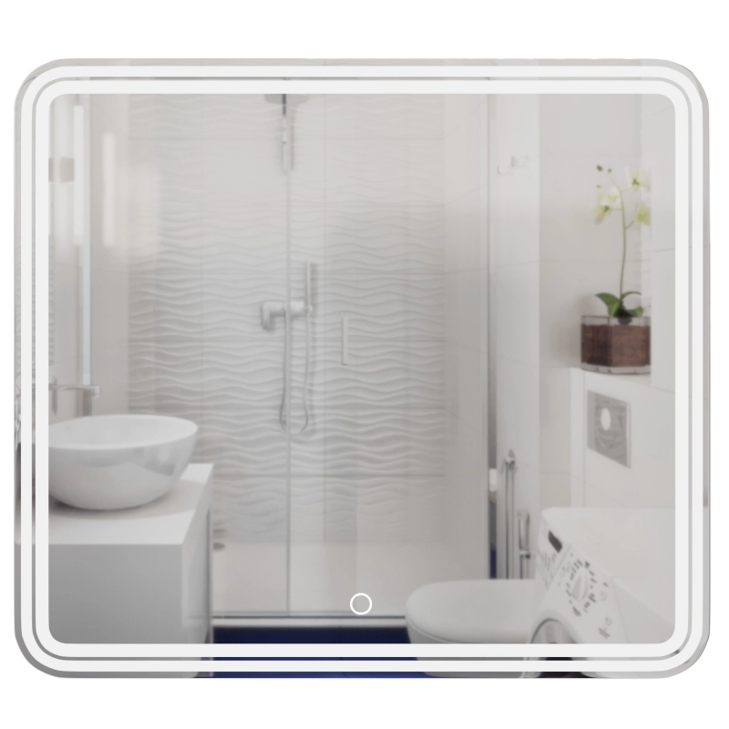 Зеркало MIXLINE "Адриана" 1000х800  сенсорный выключатель, светодиодная подсветка/545096