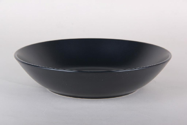 Тарелка керам. Color nero 20см 750мл ZHCG037 - ZHCG037 - купить в АПлайн