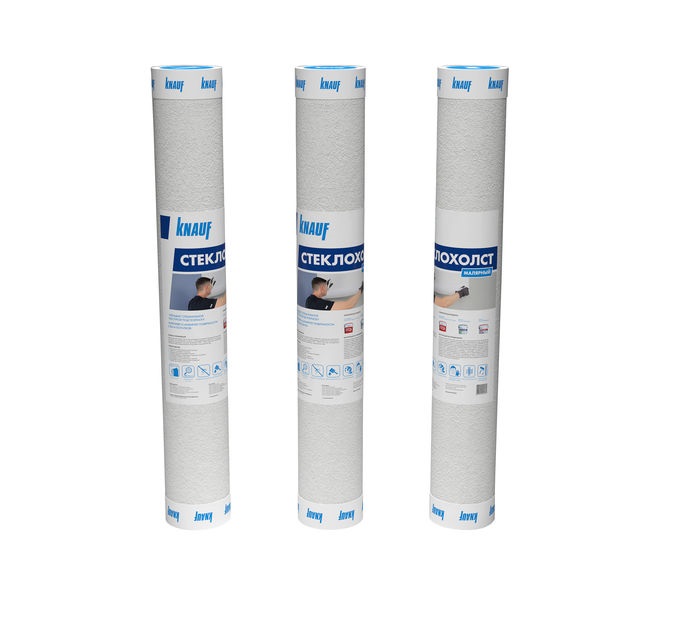 Стеклохолст "Кнауф" малярный 1х50м / 35 гр/м2 / 763742 - 763742 - купить в АПлайн