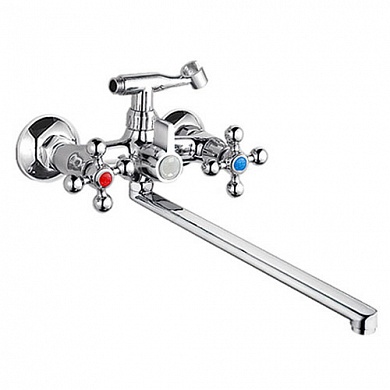 Смеситель для ванны LIGEYA хромированный с длинным изливом 300 мм арт. L2361