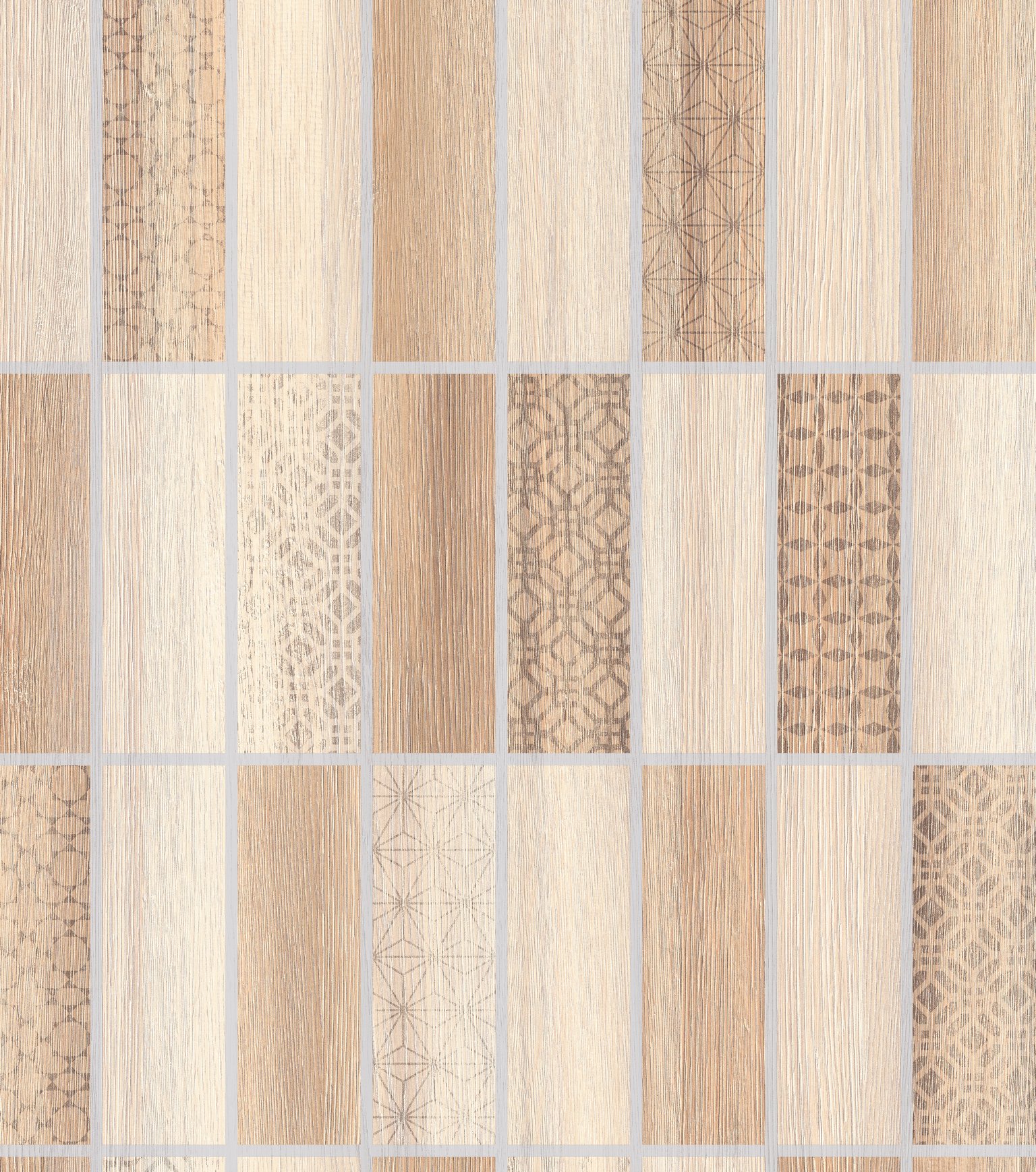 Плитка облицовочная Нидвуд 3Д бежевый микс декор 27,5х40см