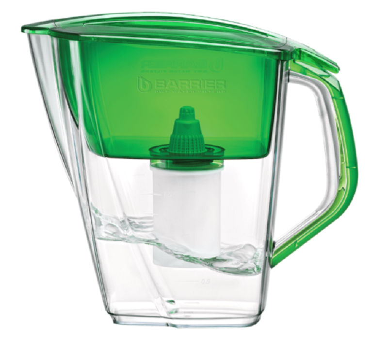 Кувшин Барьер Гранд изумруд, воронка 1,7л / кувшин 4,2л