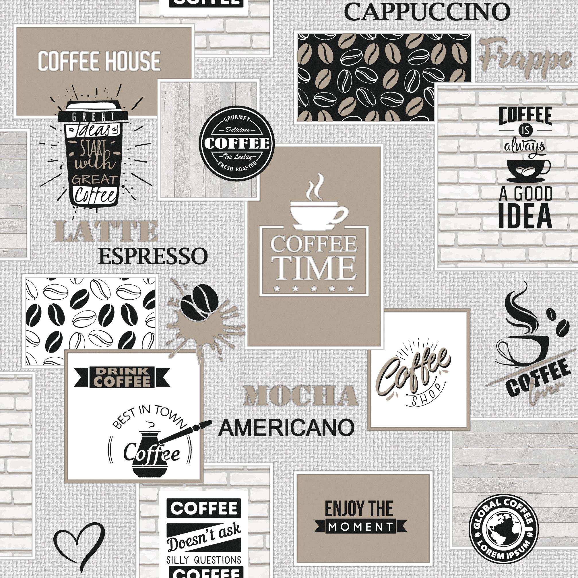 Обои бумажные моющиеся Брянск Мокко 3 0,53х10м С1БР-ГП