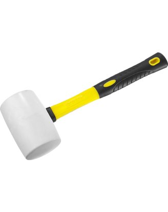 КИЯНКА STAYER "PROFI" РЕЗИНОВАЯ БЕЛАЯ, С ФИБЕРГЛАССОВОЙ РУЧКОЙ, 450Г 20533-450 