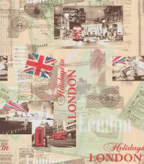 Обои бумажные дуплекс МОФ Лондон 0,53х10м 221202-3