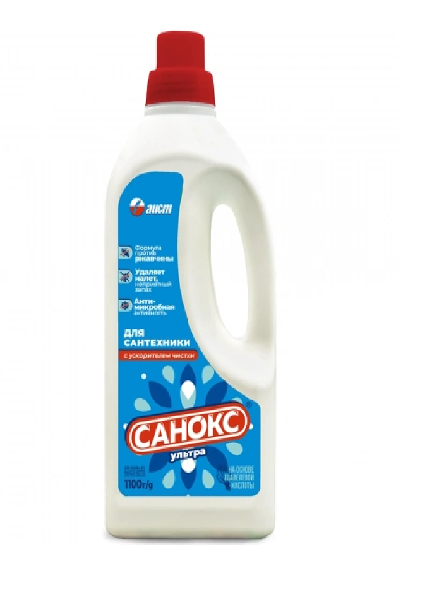 Средство чистящее для сантехники Санокс-Ультра 1,1л