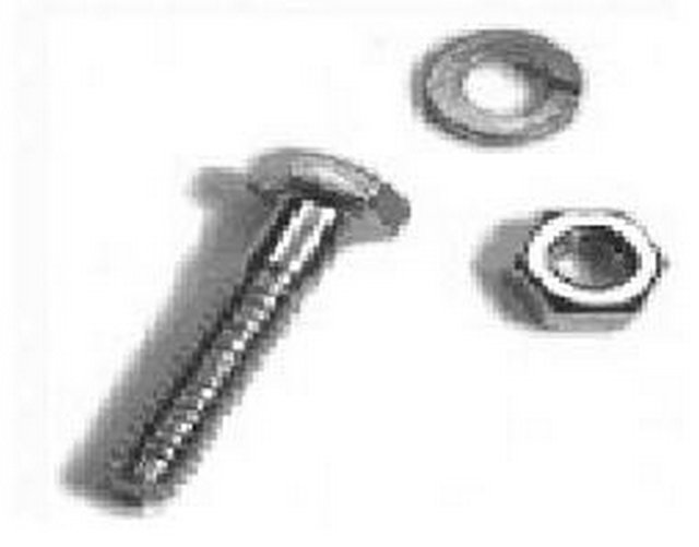 Набор DIN 933 с шестигранной головкой оцинкованный (болт,шайба,гайка) М10х70 TECH-KREP пакет/2шт /11