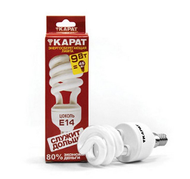 ЛАМПА ЭН."КАРАТ" Т3 2700 Е14 11ВТ П/СПИРАЛЬ/1110212-11/(488)