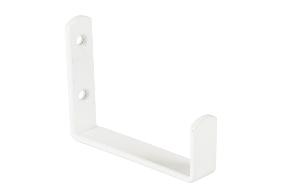 Крючок настенный ВОРМАН 90х66х3,5мм оцинкованный белыйд509- купить в АПлайн