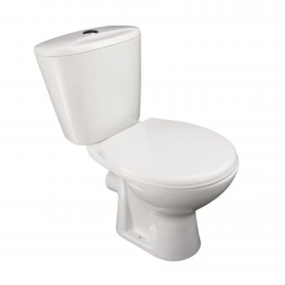 Унитаз-компакт "УНИВЕРСАЛ" 90 (гориз. выпуск.) +сиденье+арм.кноп.нижн.подводка.(г. Лобня)