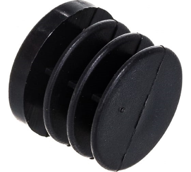 Ножка-заглушка 25мм пластик черная 4шт Стройбат 132030