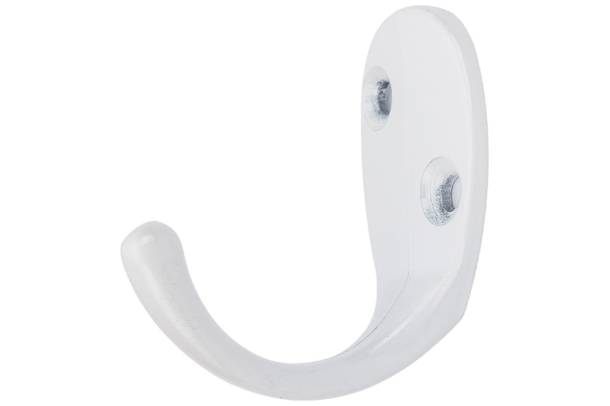 Крючок-вешалка TRODOS "Альфа" 1-рожковый 04.21.03 ZY-205 белый