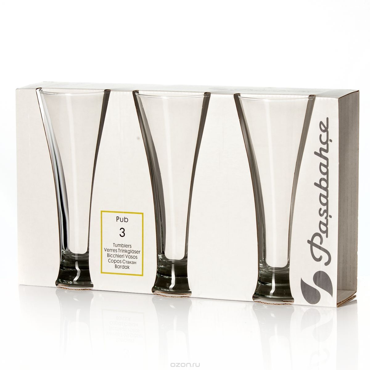Набор стаканов стекл. ПАБ 3шт 320мл 42199