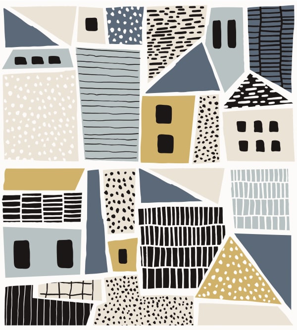 Панно из 2 плиток Копенгаген 1905-0002 50x45см