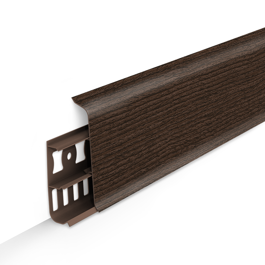 Плинтус ПВХ 2,2м П85 "Деконика", 301 Венге