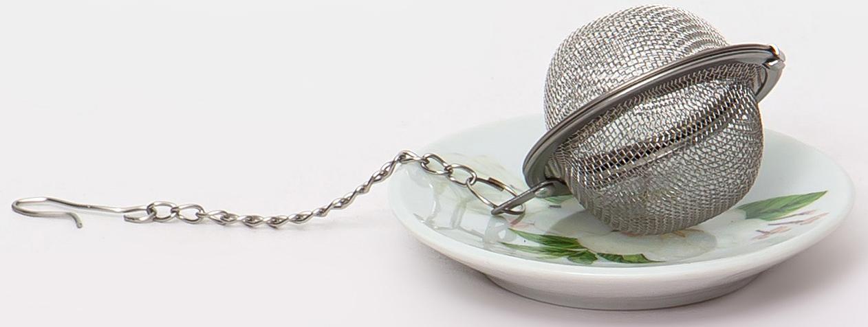 Ситечко для чая с подставкой party time магнолия 102-05112