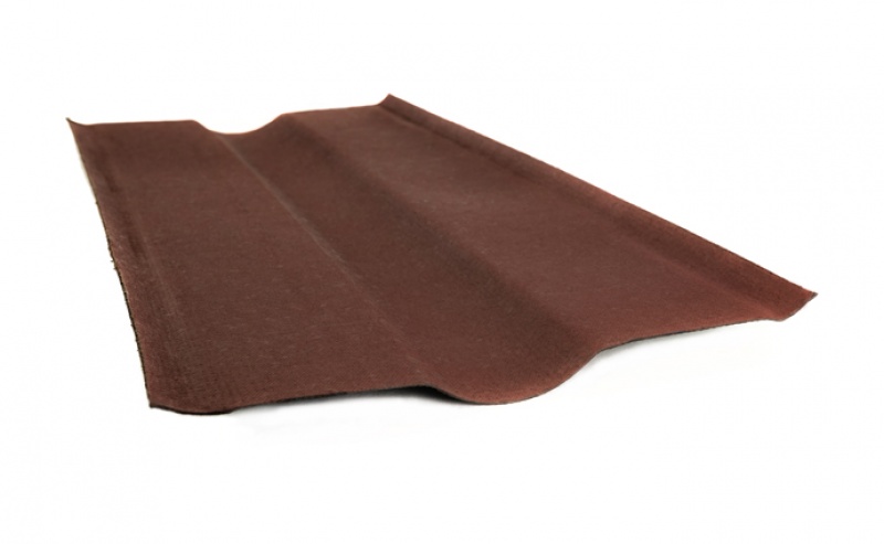 Ендова к ондулину коричневый 0,36х0,9