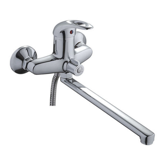 Смеситель для ванны LEDEME  с длинным изливом арт.RL2268-B (L2268-В)