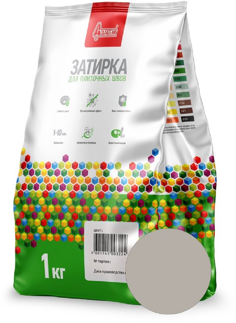Затирка "Старатели" серый 1кг / 004
